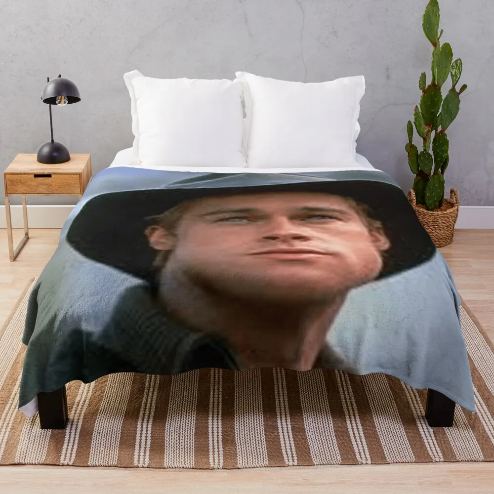 

Brad Pitt Throw Blanket halloween Shaggy Blankets