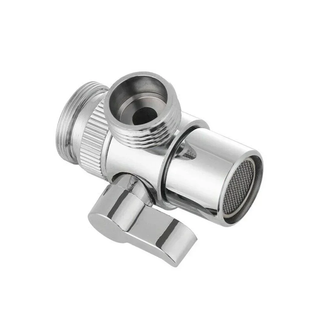 1pcs 3-Way Diverter Valve Water Tap Connector Faucet Adapter Kitchen Sink Splitter For Toilet Bidet Shower Bathroom Accessories