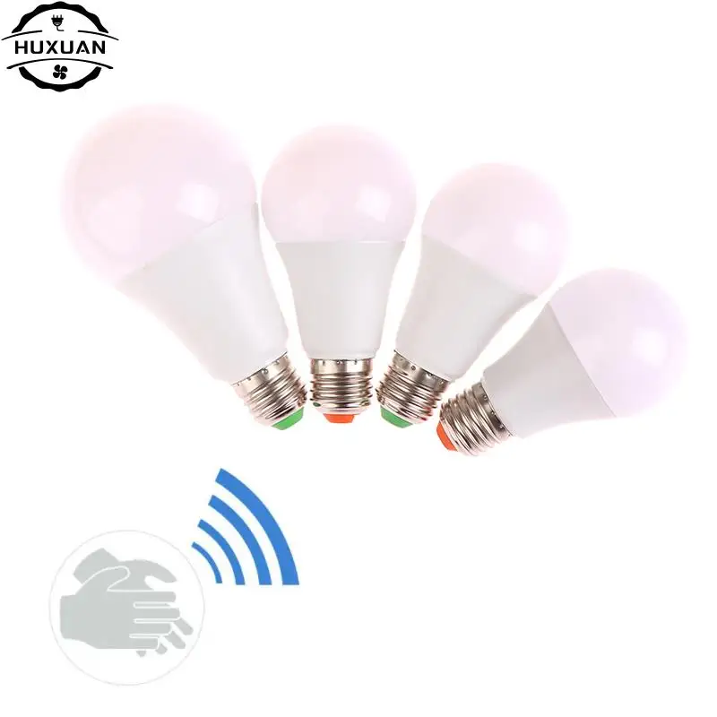 

E27 220v Microwave Radar Motion Sensor Light Bulb LED Lamp Auto Smart Infrared Bulb Energy Saving Home Porch Stair Hallway
