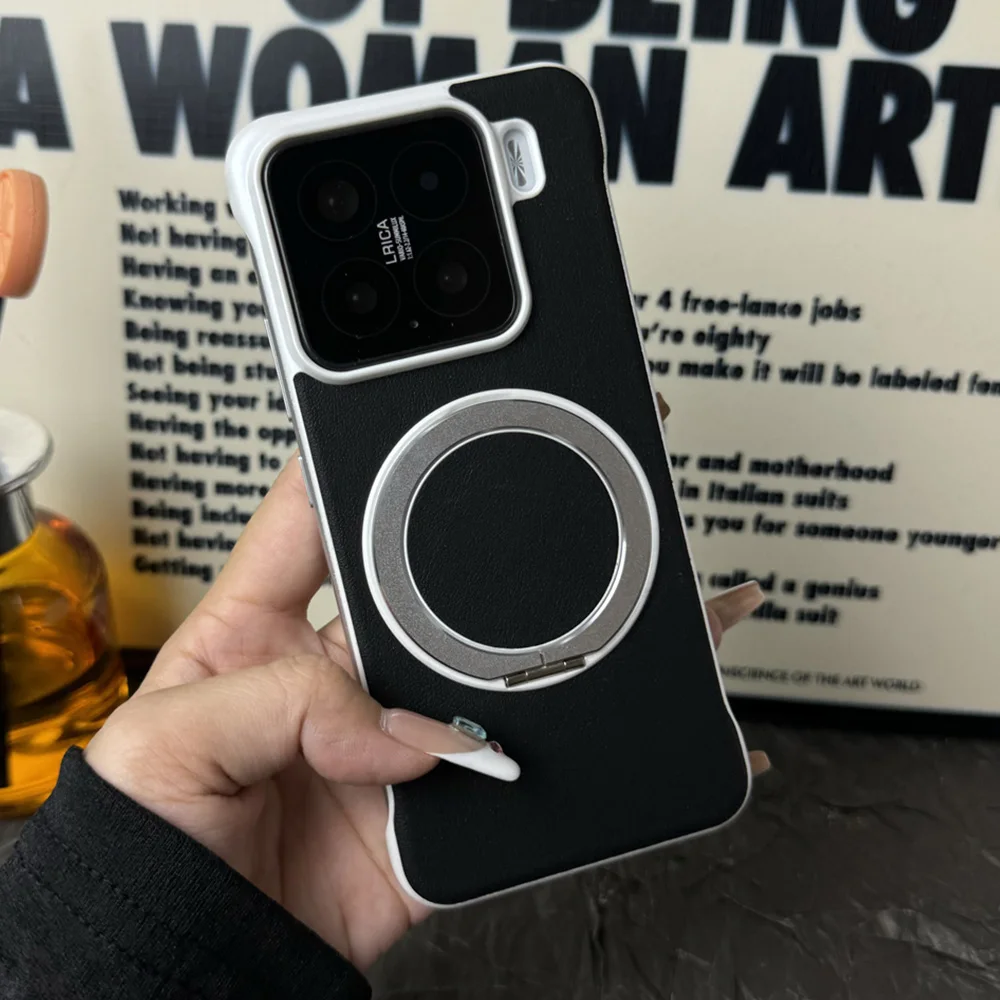 Ultra Thin Magnetic Bracket Phone Case with Invisible Folding Stand