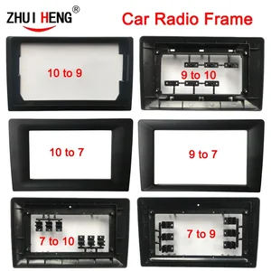 9 inch to 10 inch 9 inch 10 inch to 7 inch switch frame 1 din 2 din car radio frame suitable for all car models car radio fascia