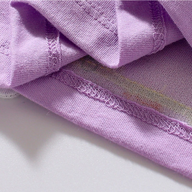 2025 Girls Tops Tees 2 to 8years Unicorn Appliques Children t-shirts Summer Kids Girls Clothes