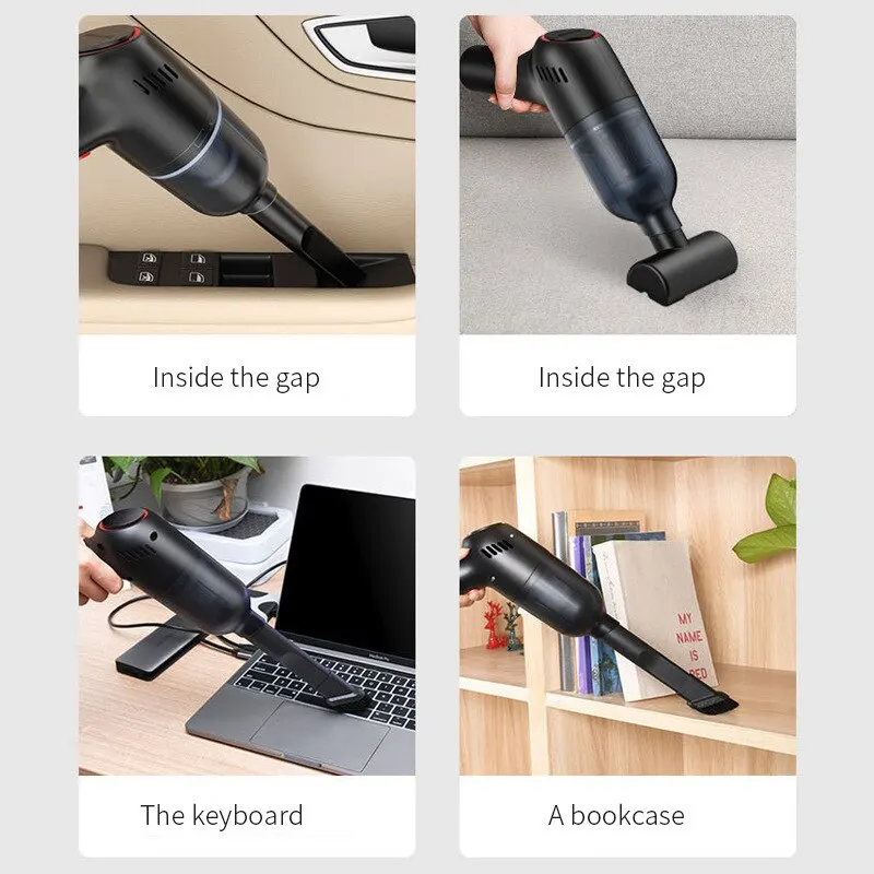 Wireless Vacuum Cleaner Car Household High Power Charging Mini Handheld Portable Car Vacuum Cleaner
