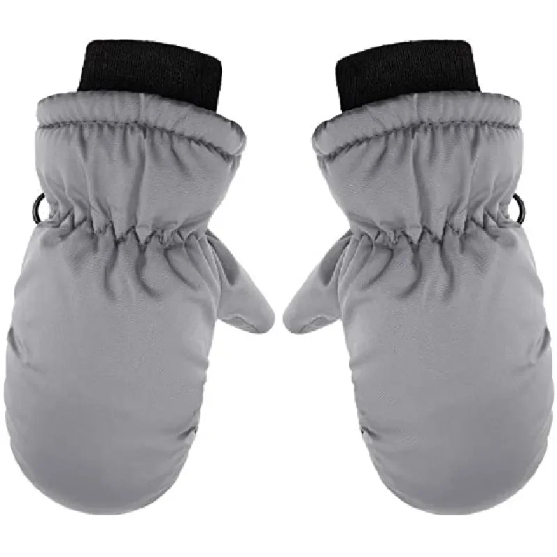 Ski Gloves 3-12 Years Old Winter Ski Snow Warm Gloves For Boys Girls Children Kids Windproof Waterproof Thicken Mittens Outdoor School