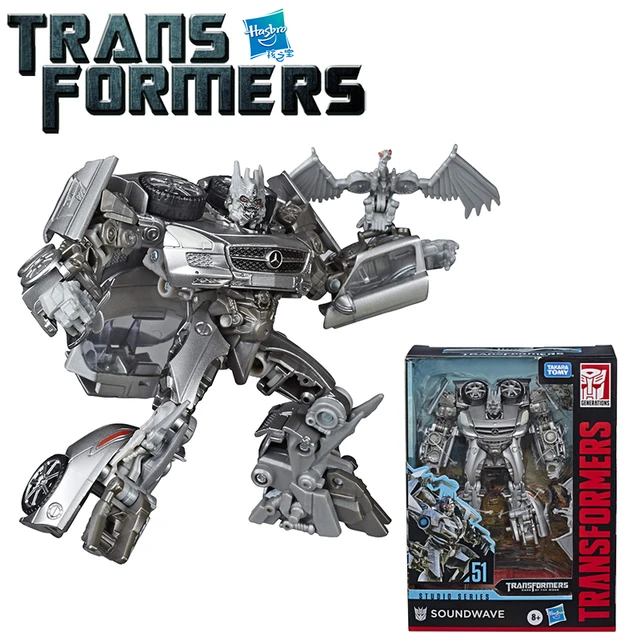 Transformers Toys Studio Series 51 Deluxe Class Dark of The Moon Movie  Soundwave Action Figure - Kids Ages 8 & Up, 4.5