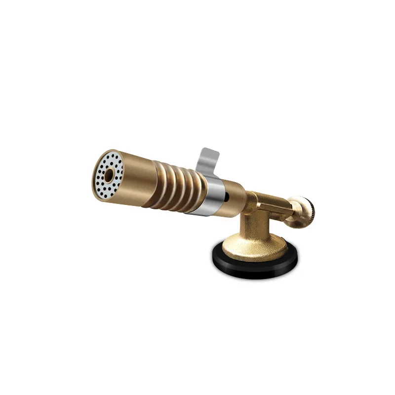 Gas Torch Welding Burner Butane High Temperature Portable Flame Gun Outdoor Camping BBQ