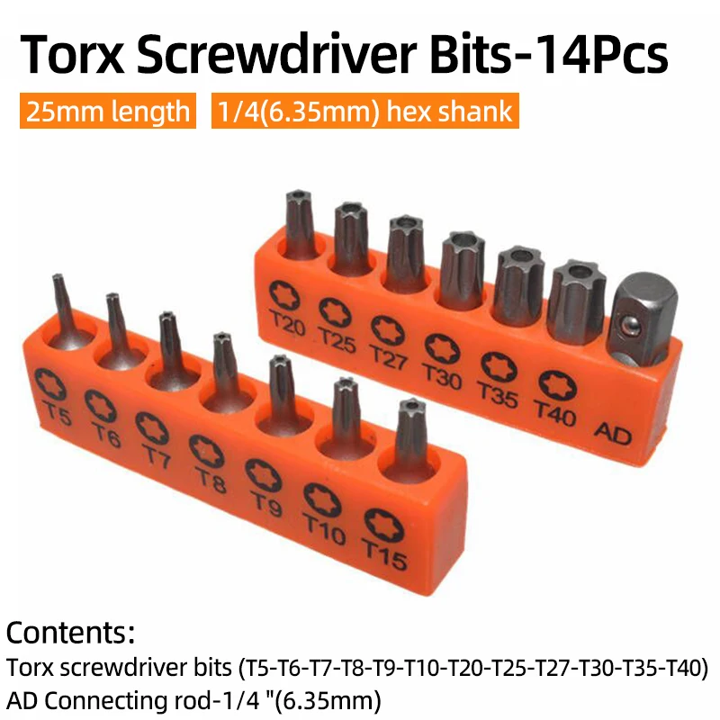 Tamper Proof Torx Screwdriver Bit Set Image 7