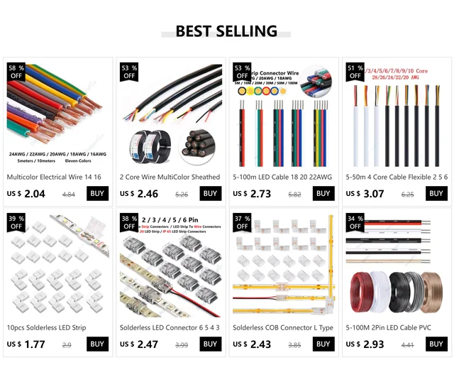 Cavo Prolunga LED RGBW 5m - Estensione Per Strisce Luminose - Foto 5