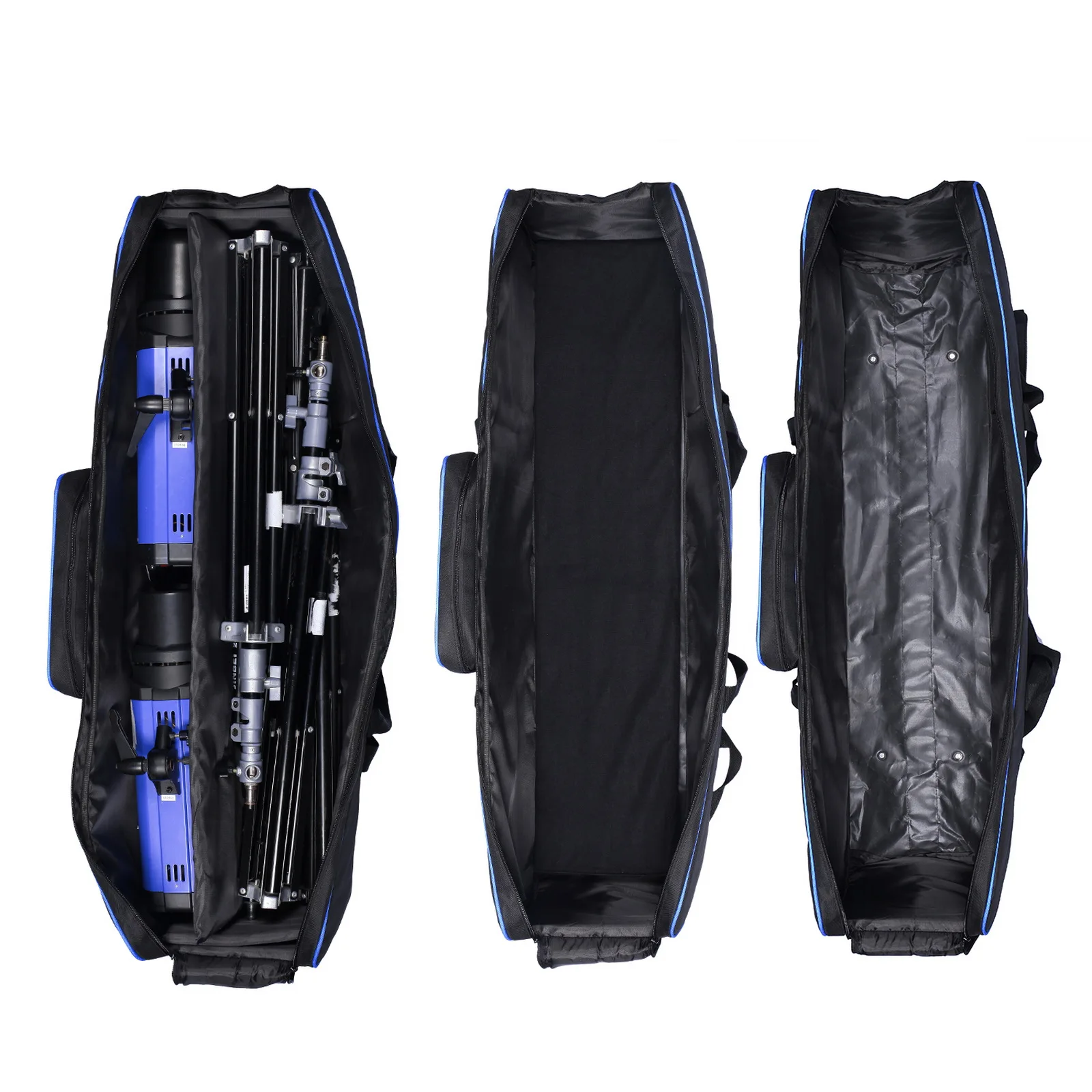 étui Protection Trépied Appareil Photo Nomiou Sac De Transport Pour Trépied – Sac De Trépied Oxford 600D Avec Bretelles Et Double Poignées Fermeture éclair Complète Pour Lumières, Appareils Photo, Pieds De Micro