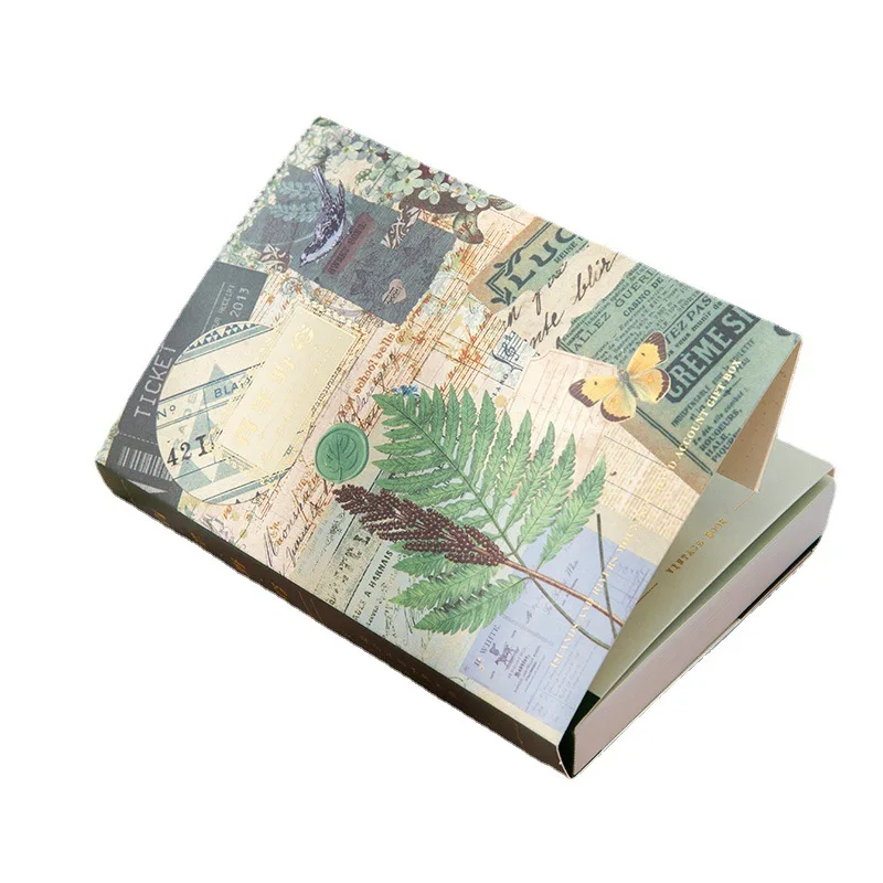 125개 빈티지 테마 선물 세트 콜라주 스티커 스크랩북킹 재료 수제 다이어리 앨범 정크 저널 용품