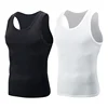 1/3 Piece Men's Four Seasons Black And White Classic Color Basic Vest Plus Size Youth Sports And Leisure Running Joker Bottoming