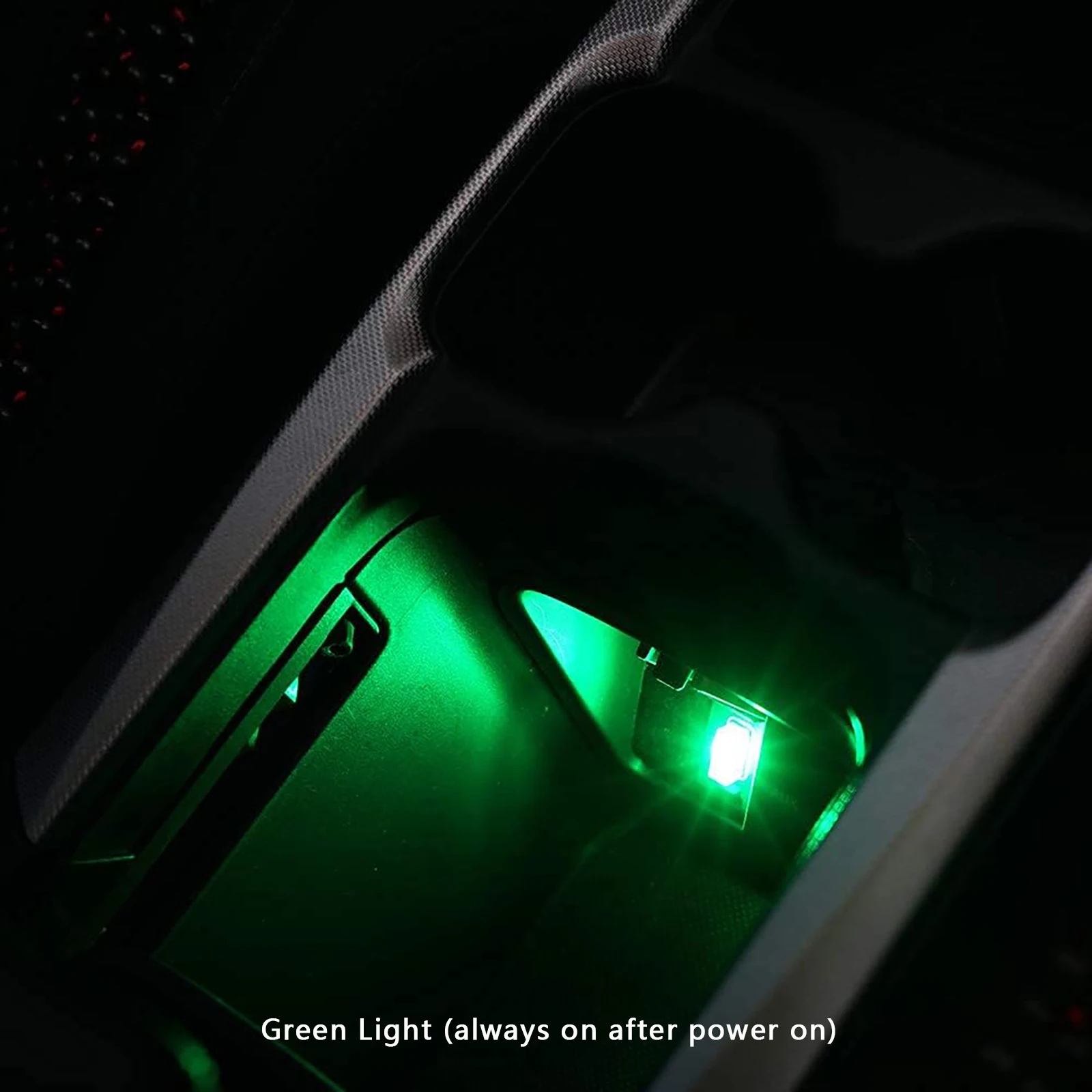 4pcs Mini USB LED Interior Atmosphere Lights