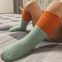 2-12 Year Wool Socks Girl Stitch Kids Baby Girls Children's Boys Sock Cute Toddler Warm Winter Woman Leggings Clothing 2