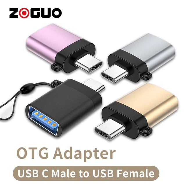 Usb A To Ausb C To Usb 3.0 Otg Adapter Cable For Macbook, Samsung, Huawei