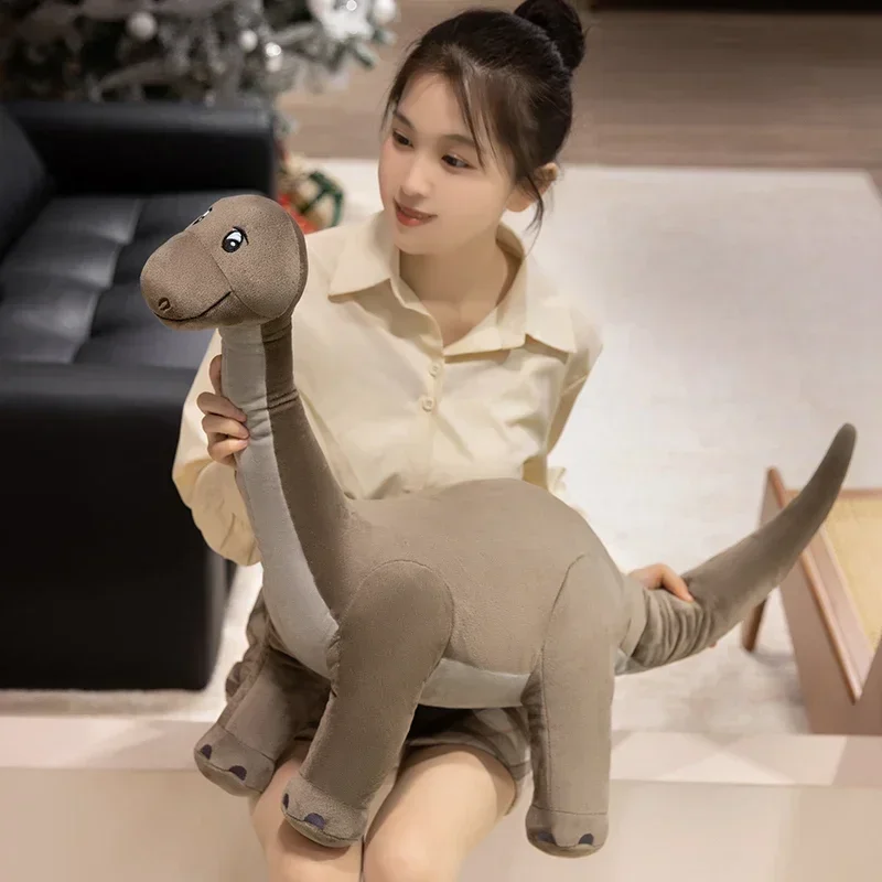 Simulation Dinosaur Plush Toy Stuffed Animal Triceratops/Tyrannosaurus Rex/Brontosaurus Sword Dragon Soft Doll Children's Gift