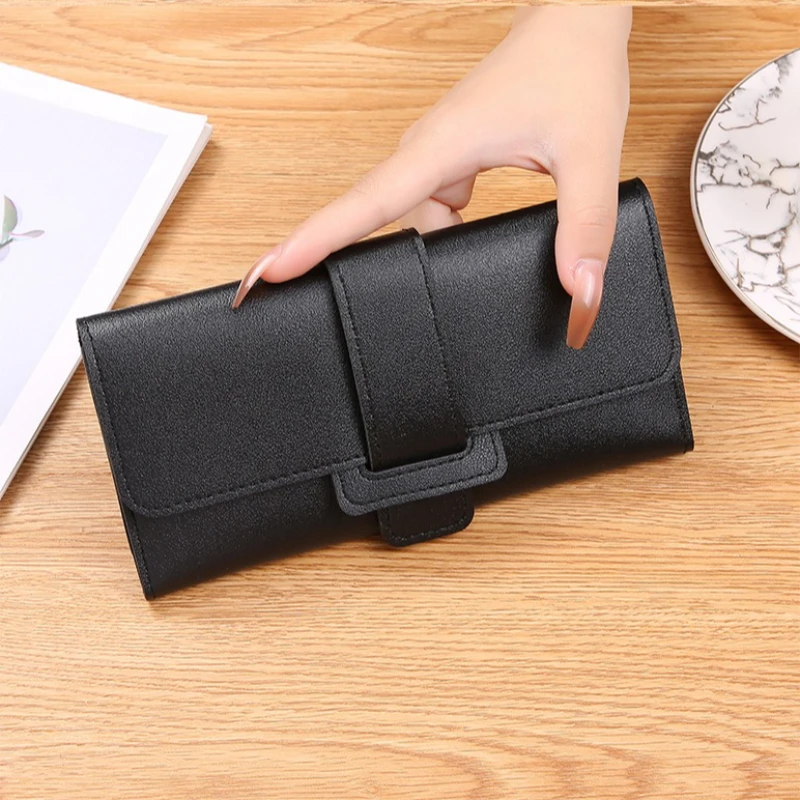 1PC Women's Double Fold Wallet with Snap Button,Multi Functional Coin Wallet, Multi Functional Card Bag, Can Be Carried with You