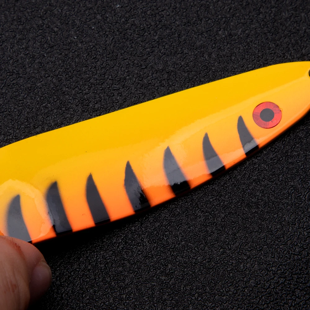 Forellenfischen 75 mm/95 mm Löffel Künstlicher Köder Süßwasserlöffel Angeln Jigbait Angeln Flatterlöffel Jerkbait Köder – Detail 7