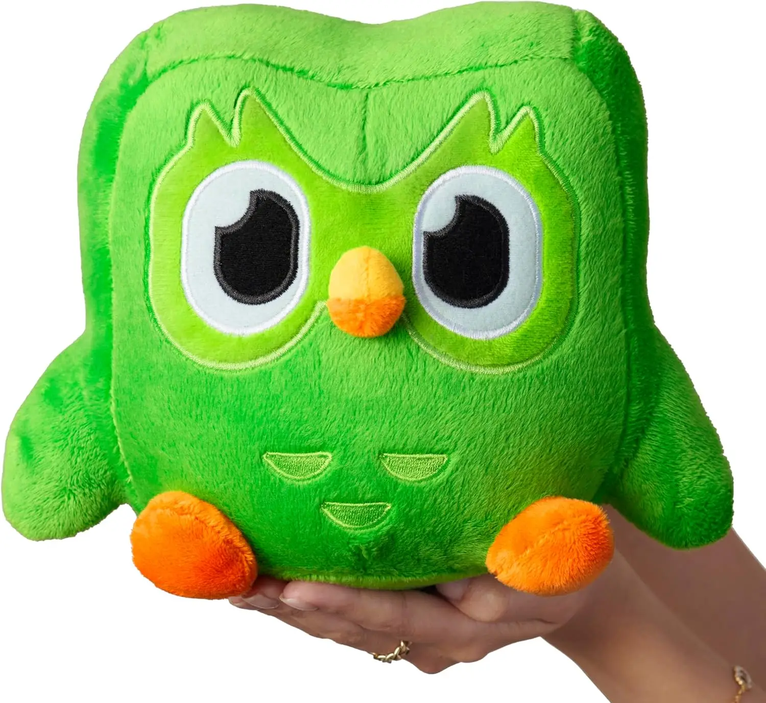 Duo Plush - Officially Licensed - Reminder to Do Your Daily Lesson, Premium Plushie, Feather Green, 12'' 2
