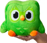 Duo Plush - Officially Licensed - Reminder to Do Your Daily Lesson, Premium Plushie, Feather Green, 12'' 2