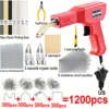 150W Upgraded Plastic Welder Kit 1200PCS Hot Stapler Welding Machine Car Bumper Repair Kit,2 in 1 Plastic Welder Soldering Gun 2