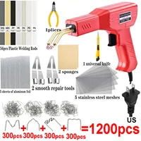 150W Upgraded Plastic Welder Kit 1200PCS Hot Stapler Welding Machine Car Bumper Repair Kit,2 in 1 Plastic Welder Soldering Gun 2
