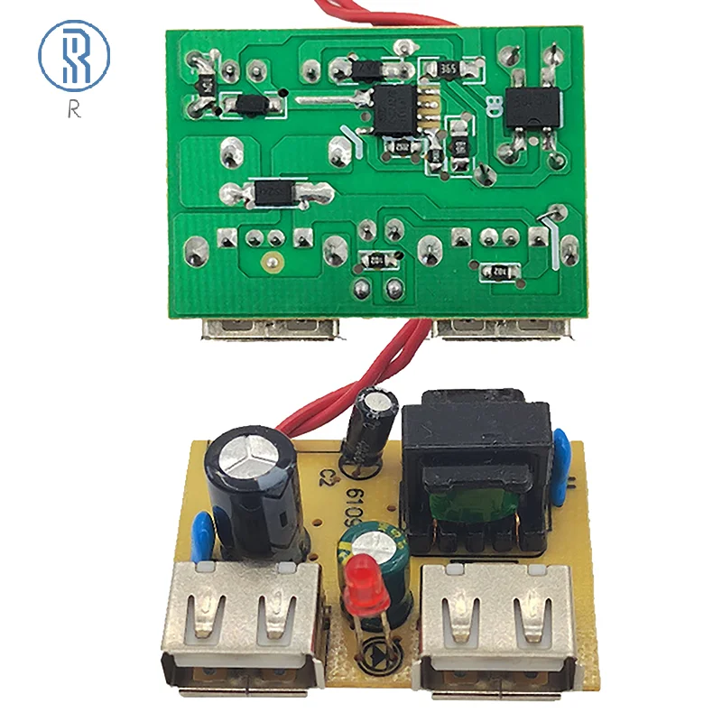 

5 в 1 а с двумя USB-разъемами для зарядного устройства, модуль импульсного источника питания, инструменты для быстрой зарядки