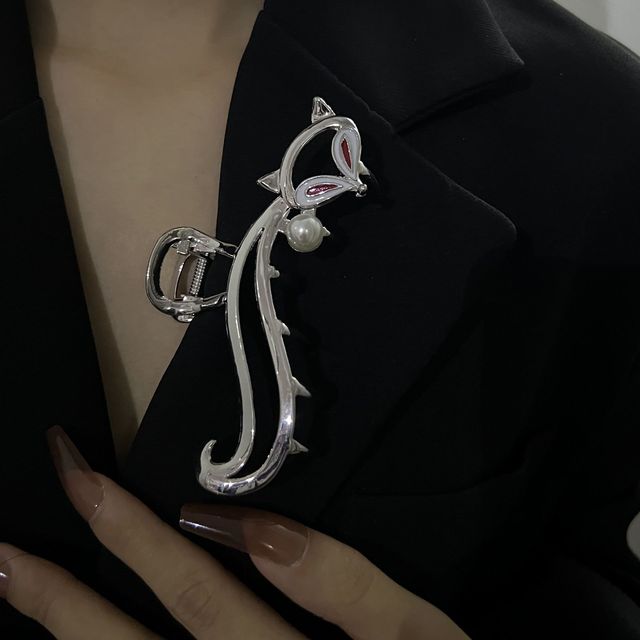 Fashion Metal Liquid Butterfly Hair Clip for Women Back Head Grab Clip Geometric Headband Trendy Hair Accessories Wholesale