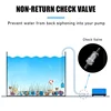 10Pcs Air Pump Check Valve Plastic Non-Return Valve One Way Stop Valve for Fish Tank Aquarium Water Air Pump Durable HighQuality 4