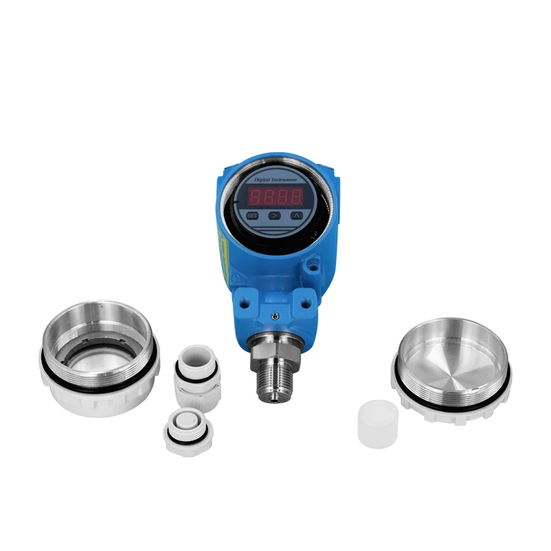 2088 Pressure Transmitter Sensor 4-20mA RS485 Output LCD Display Water Pressure Hydraulic Oil Vacuum Pneumatic