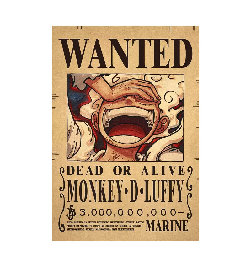 Luffy First Wanted poster