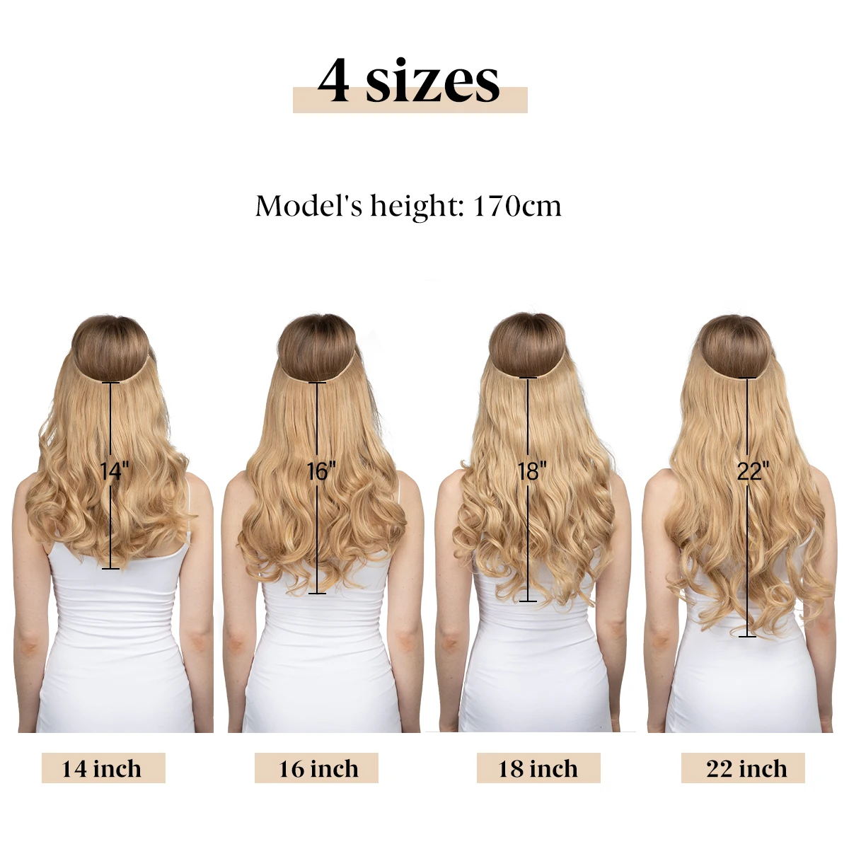 Synthetic No-Clip Ombre Wave Extensions 4