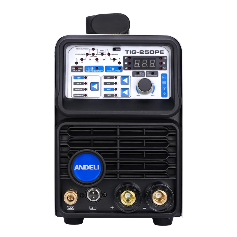 

ANDELI TIG-250PE TIG Aluminum Welding Machine HF/LIFT TIG/Pulse/MMA/AC DC Multi-Function Welder
