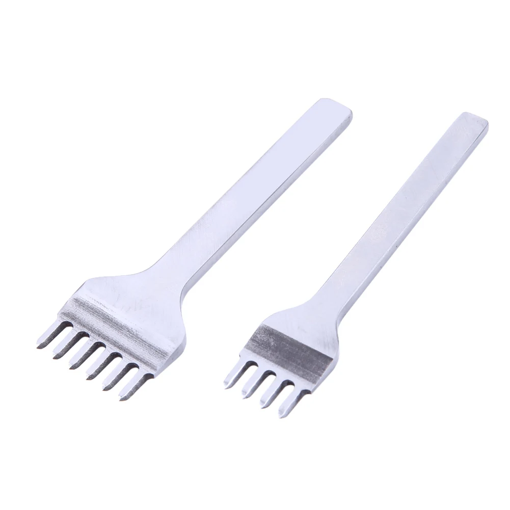 3/4/5/6MM Leather Stitching Sewing Punches Leather Craft Spacing Punch Accessories Leather Chisel Tool DIY Leather Craft Tools