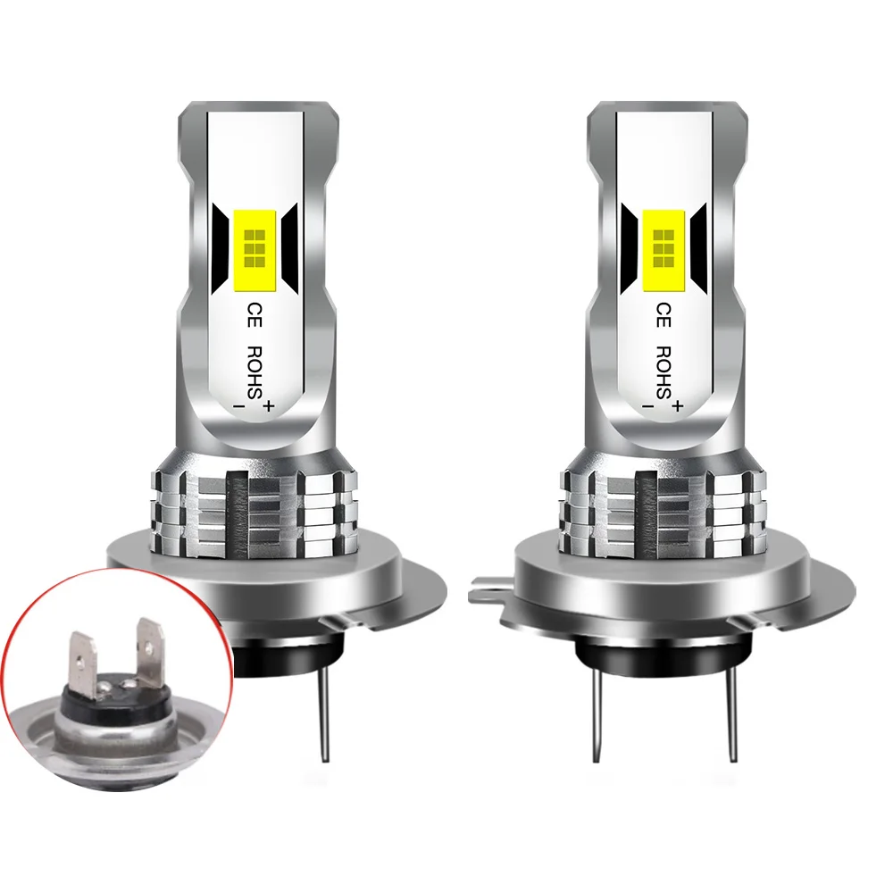새로운 H7 H4 LED H1 H3 캔버스 9005 9006 안개등 전구 무선 30000LM 6000K CSP LED 헤드라이트 자동차 램프 자동차 주행용 자동차 램프