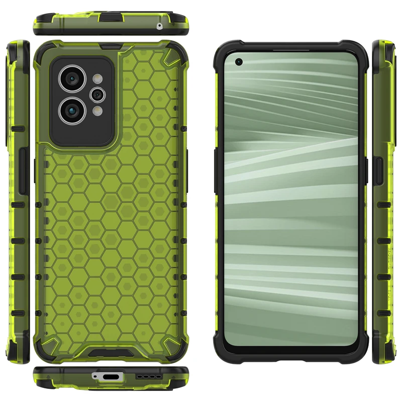 Shockproof Armor TPU Silicone Phone Case with Clear Protective Back Cover