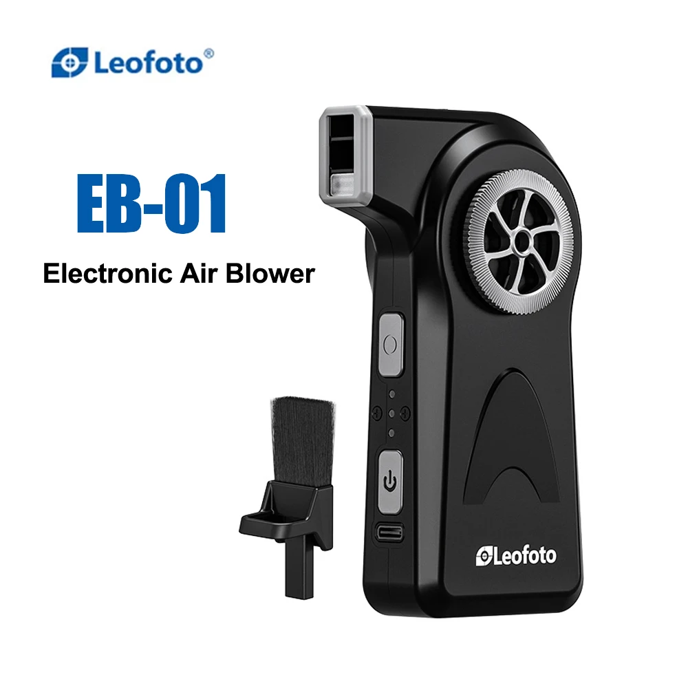 Leofoto EB-01 전자 사진 송풍기, 전기 송풍 필터, 카메라 렌즈, 강력한 먼지 제거, VS Nitecore BB2 BB21