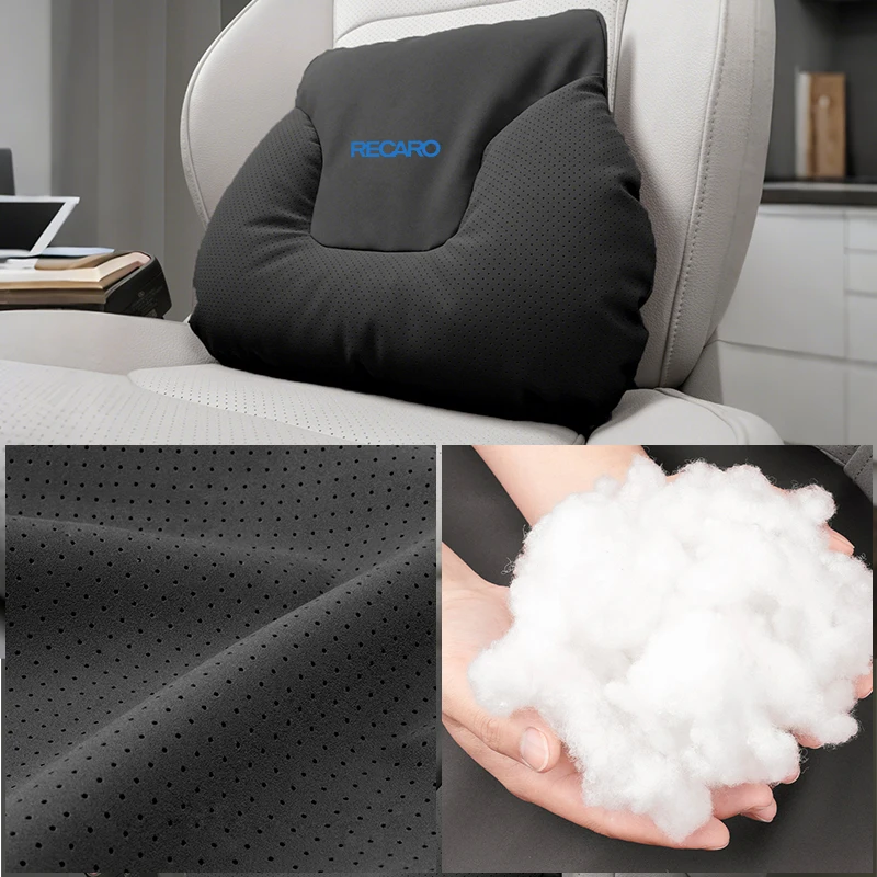 Ergonomic Headrest and Lumbar Support Seat Neck Pillow