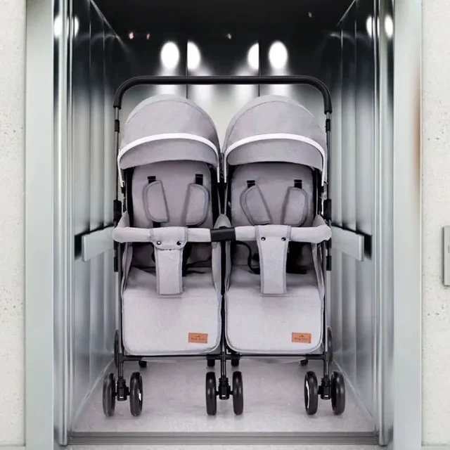Portable Twin Baby Stroller 4