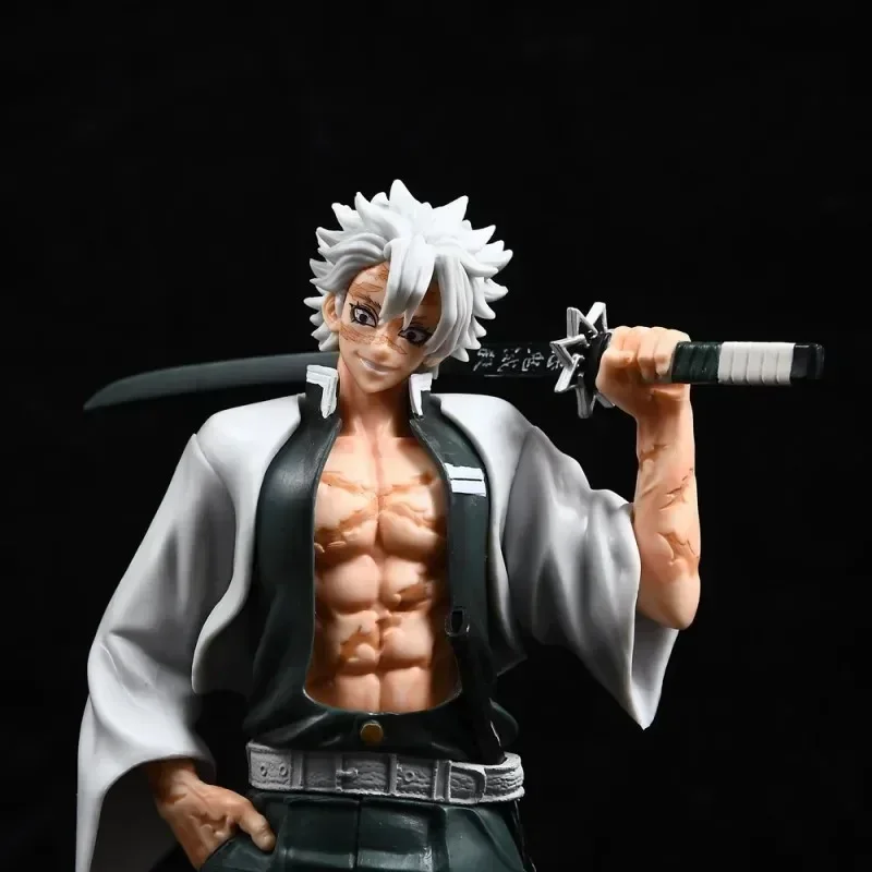 Figura Anime Tomioka Giyuu In PVC Seduto - Statuina Look Up Carina 7 Cm