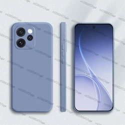 Premium Liquid Silicone Candy Color Case for Oppo Reno 15 Pro Mini (Lavender Grey)