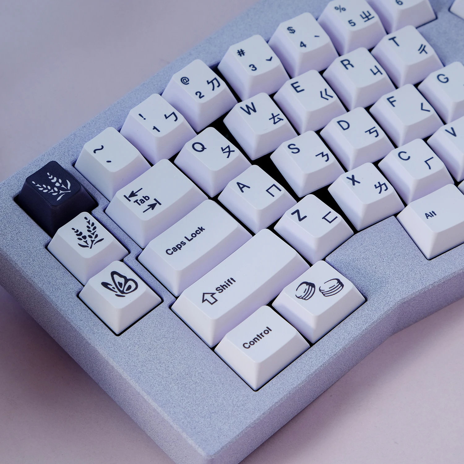 Perfil PBT Dye Sublimação Teclado Mecânico Keycap Para MX Switch ISO Entre