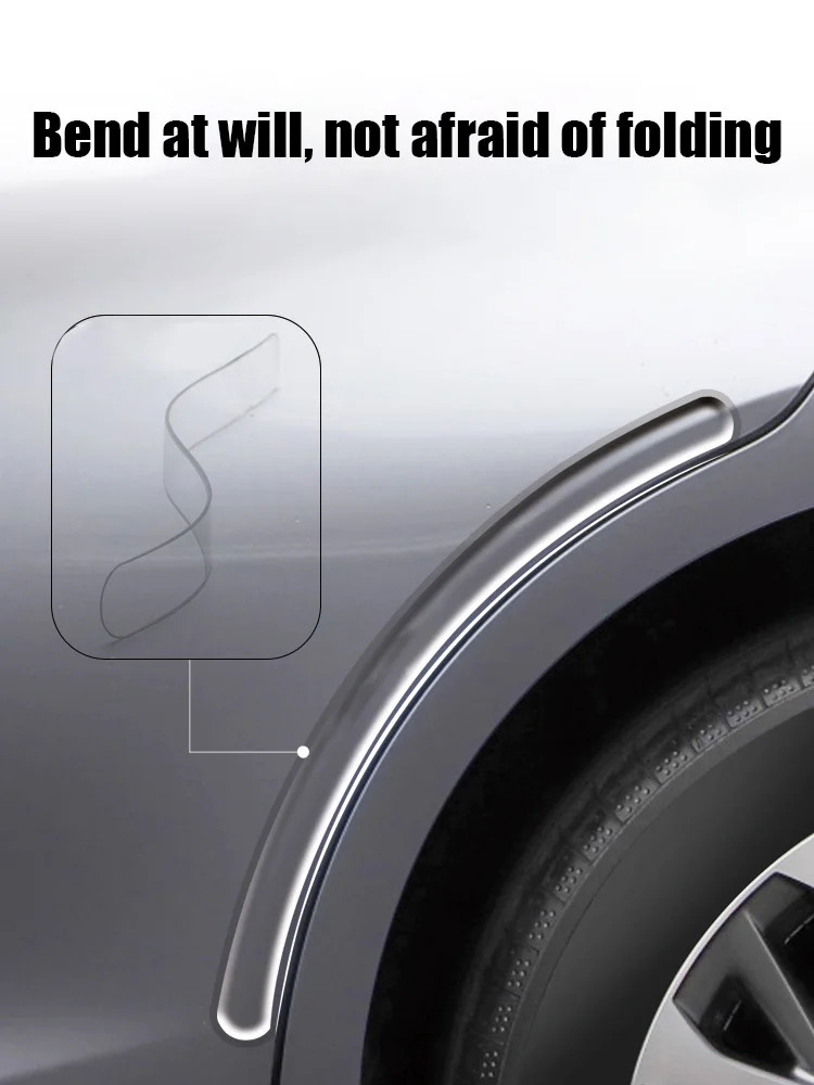 Lengthen Car Anti-collision Strip For Door Edge Bumper Wheel Arche Exterior Car Protector Stickers Rubber Auto Body Guard