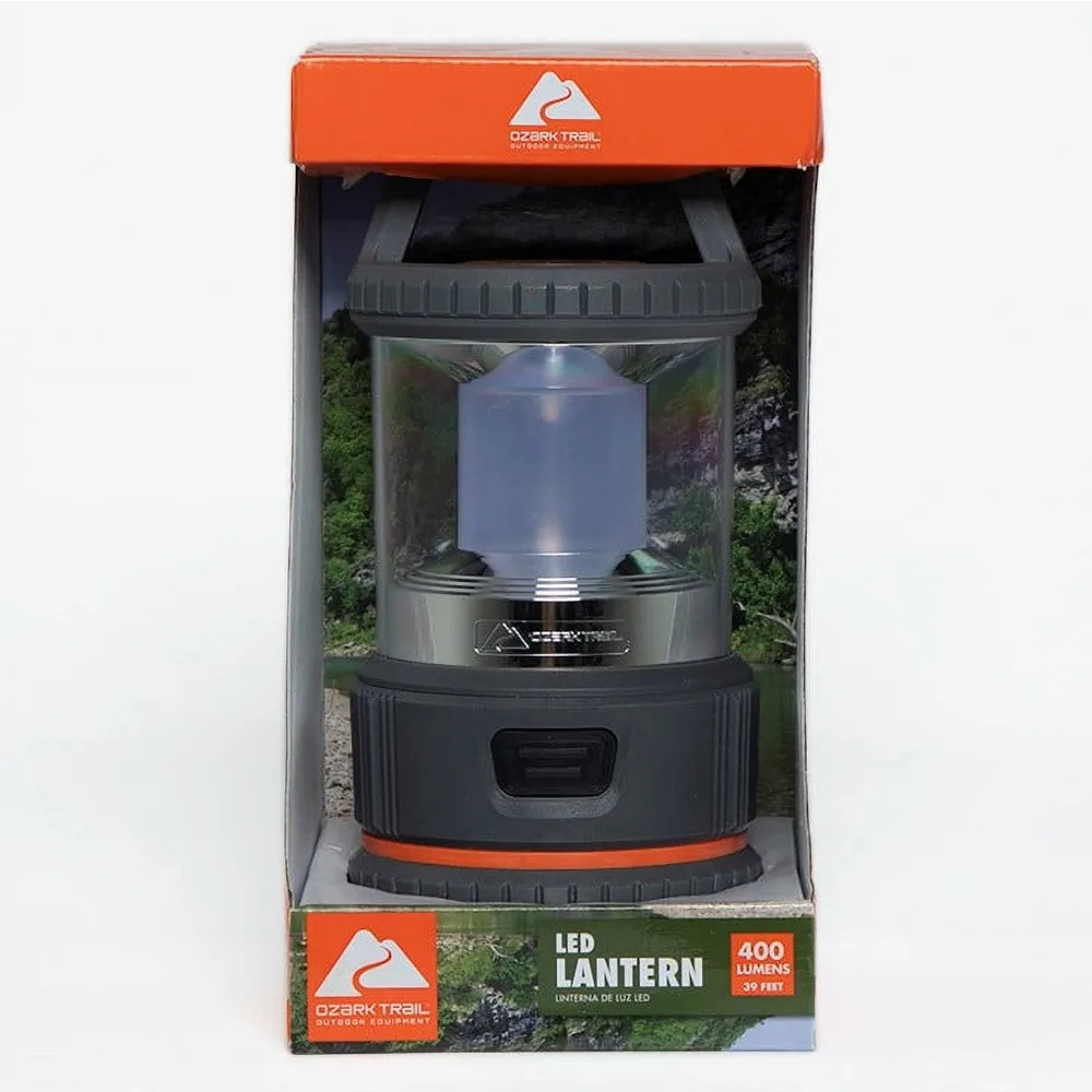 

Ozark Trail 400 Lumens LED Electric Camping Lantern (3 D Batteries Not Included)