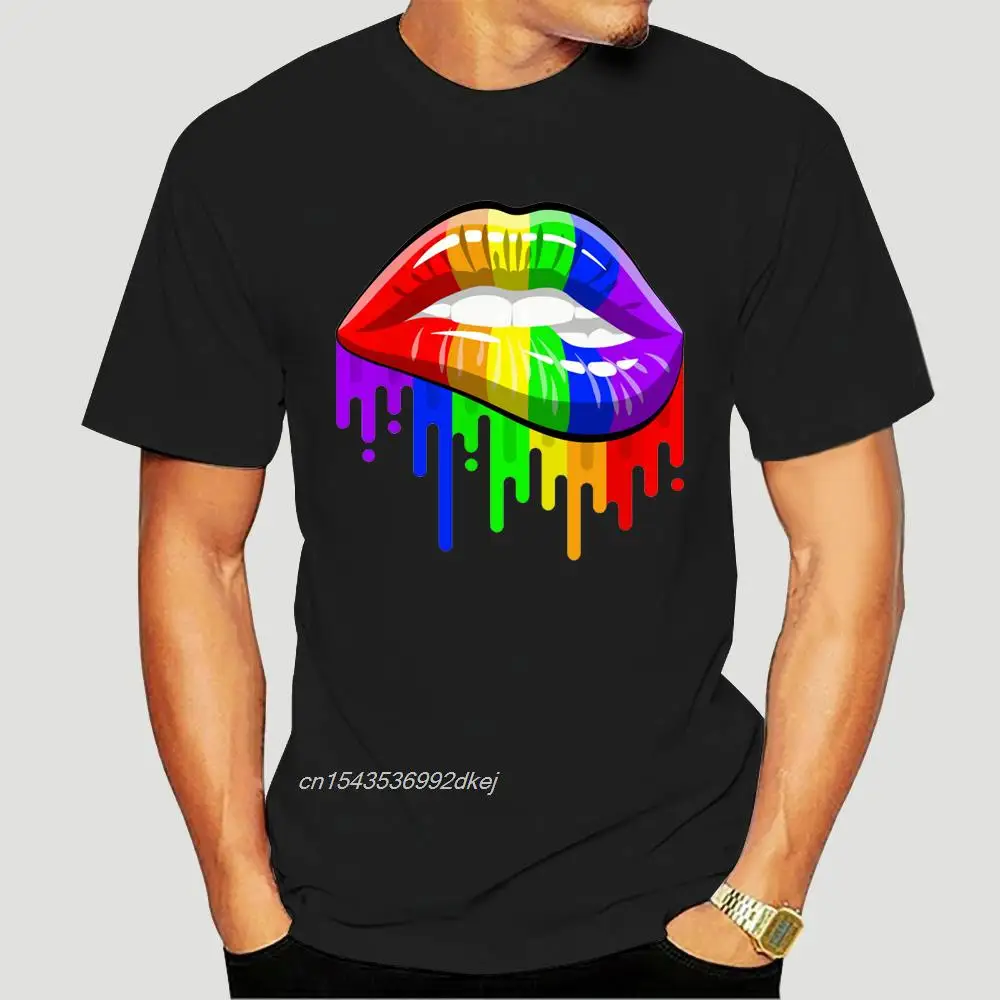 

Rainbow Lips T-Shirt - LGBT Gay Pride FREE SHIPPING WORLDWIDE 2140A