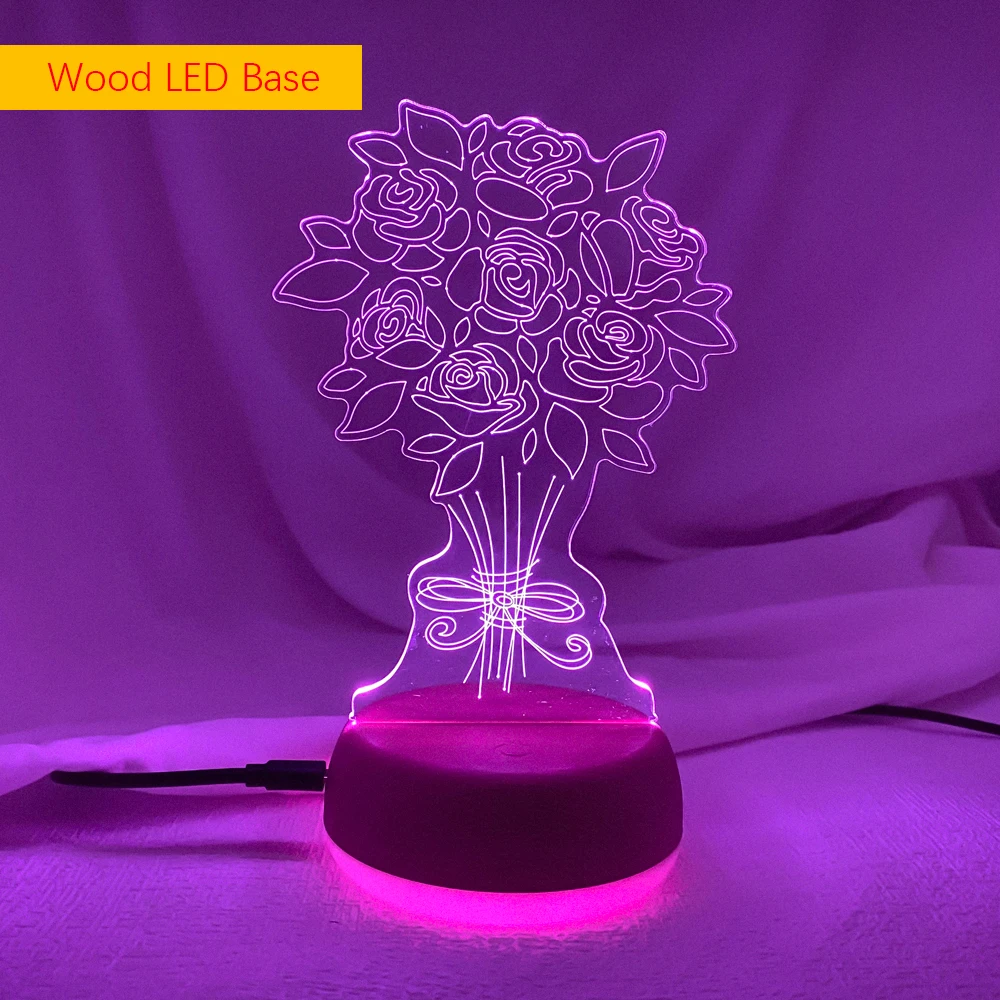 Wood LED Base