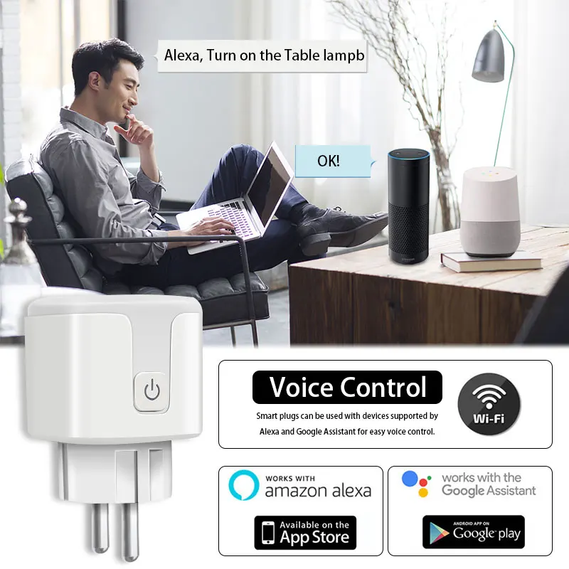 Aubess-Ʈ  EU 16A ˷  Ȩ ȣȯǴ Ʈ ÷, Smartlife  ٸ   Ÿ̸ ÷ WiFi 