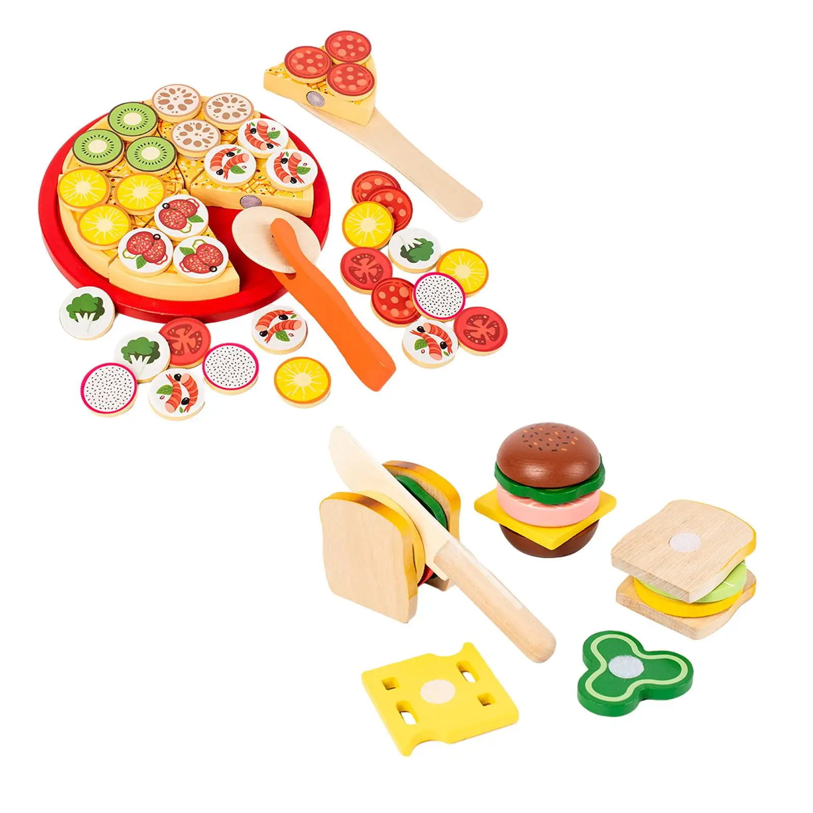 Toddlers Pretend Cooking Toys Pretend Play Food Set for Window Display Birthday DIY Model Landscape Decorations Furnishings