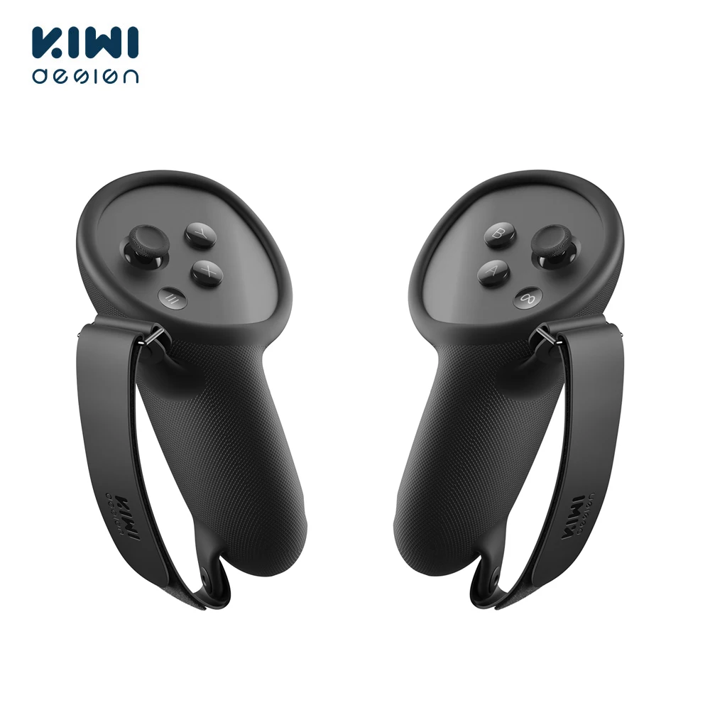 Impugnature Per Controller Knuckle Design Kiwi Compatibili Con Quest 3 Grips Cover Manicotto Per Impugnatura Anti-Tiro Con Cinturino Regolabile