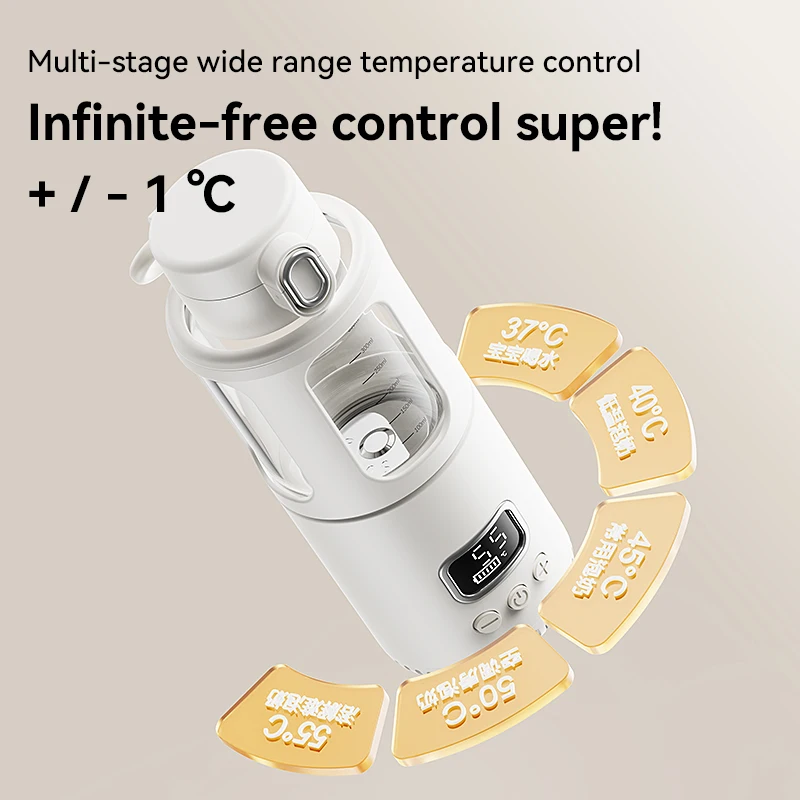 18000/10000mAh High-Power Constant Temperature Cup Quick Hot Water And Milk Heating Portable Baby Bottle Warmer 5