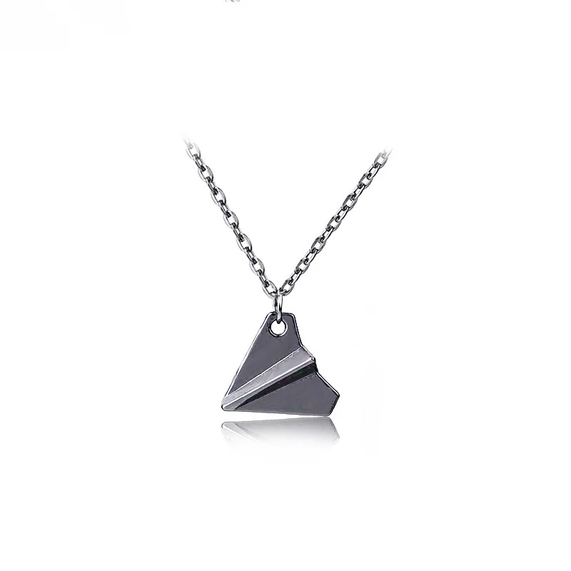 Paper Airplane Pendant Necklace Classic Hot Band One and Direction Periphery Necklace Souvenir Jewelry for Fans Supporters 4